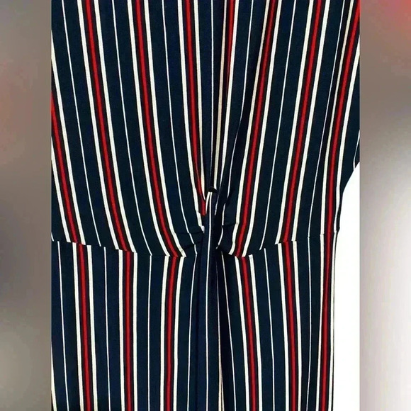 NWOT Addition Elle,  Plus-Size Striped Maxi Dress Casual Elegance, Size X - Picture 3 of 7